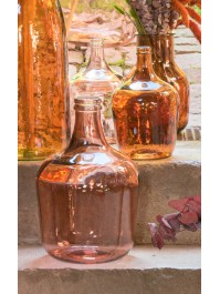 VASE JOANA 12L ROSE TENDER DIA 27CM X 42CM