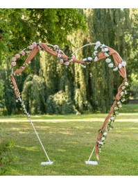 COEUR METAL BLANC A ASSEMBLER SUR 2 SUPPORTS 30CM X 240CM X 250CM