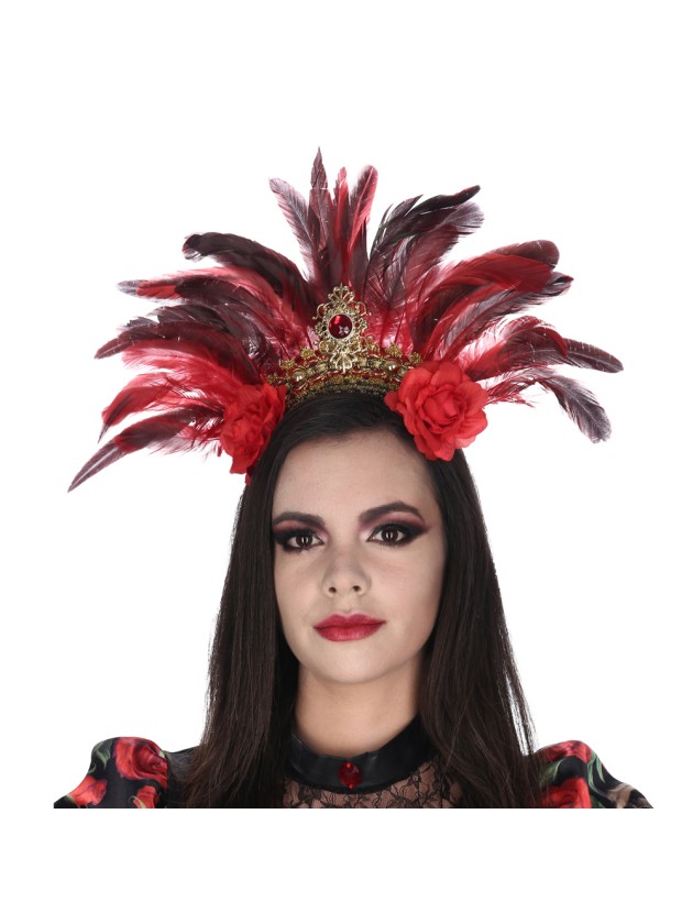 FEATHER HEADBAND CATRINA 