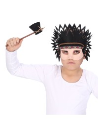 INDIAN KIT - 2 PCS MASK AND SPEAR ONE SIZE