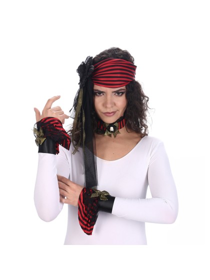 KIT PIRATE ADULTE 4 PIECES TU