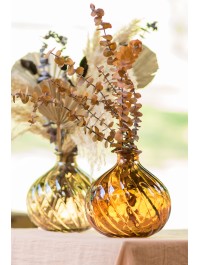 VASE BELLA AMBRE DIA 17CM X 17CM