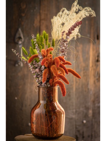 VASE CARLA AMBER DIA 20CM X 30.5CM