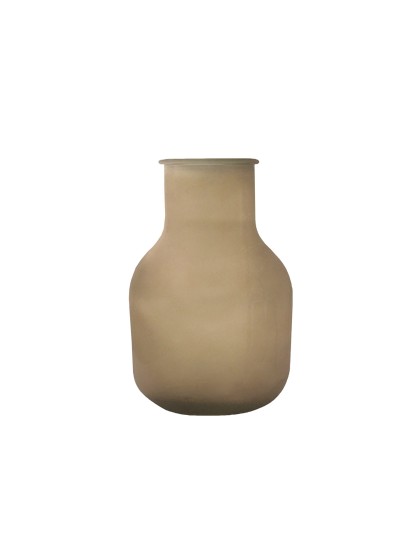 VASE CARLA GREGE GLACE DIA 20CM X 30.5CM