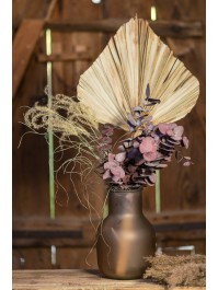 VASE CARLA GREGE GLACE DIA 20CM X 30.5CM