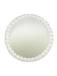 MIROIR ROND PERLES DIA 10CM