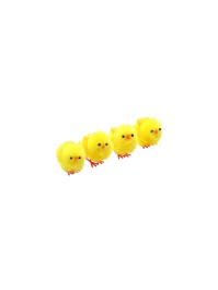 BOITE 4 POUSSINS JAUNES 4.5CM