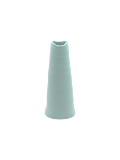 VASE CERAMIQUE PALERME BLEU BRUME DIA 9CM X 23CM