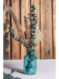 VASE MARGARITA BLEU CANARD DIA 6.8CM X 12.5CM