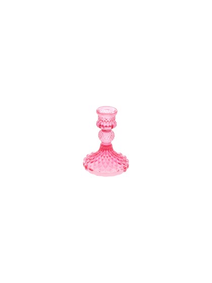 RASPBERRY CANDLE HOLDER DIA 8CM X 10.5CM