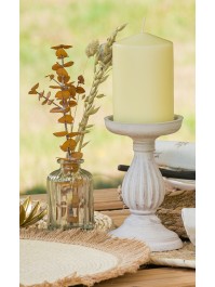 VASE VERRE TRANSPARENT DIA 6.2CM X 10CM