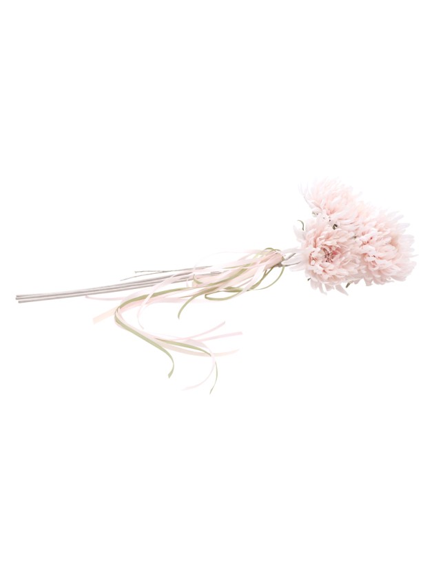 BUNCH OF 3 PINK POWDER SCABIOUS FLOWERS 13CM X 13CM X 55CM