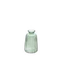VASE VERRE VERONE VERT SAUGE DIA 7CM X 11CM