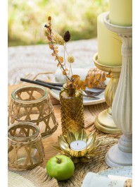 CARAMBOLE GLASS VASE ALMA DIA 5.5CM X 13.2CM