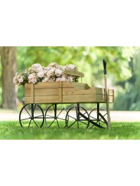 WOODEN CART 85CM X 54CM X 65CM