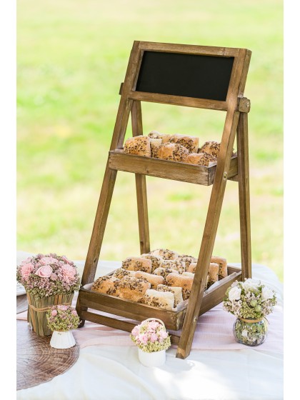 WOODEN SHELF 32CM X 65CM