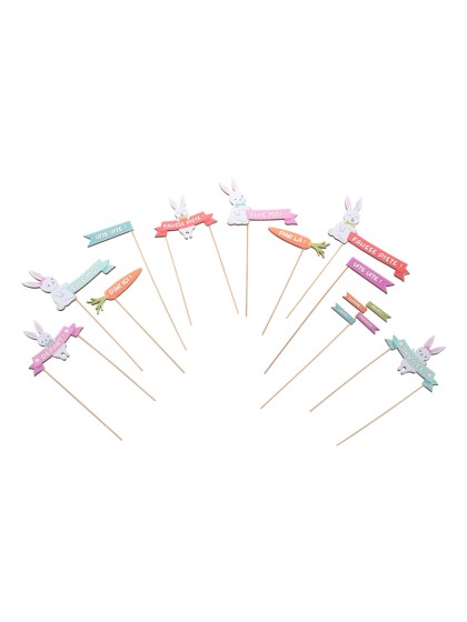 KIT JEU DE PISTE PAQUES LUXE 11 PIECES 22CM