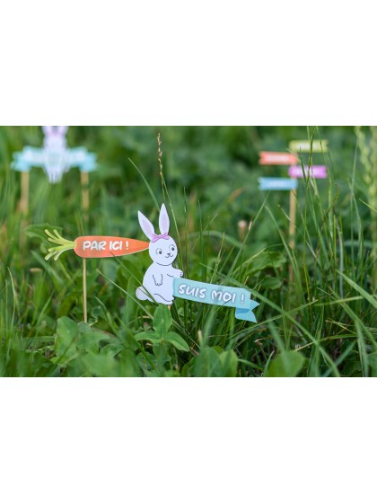 KIT DELUXE EASTER EGGS HUNT 11 PIECES 22CM