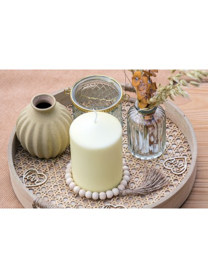 VASE CERAMIQUE SABLE DIA 9.5CM X 10.5CM