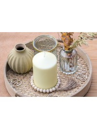 VASE CERAMIQUE SABLE DIA 9.5CM X 10.5CM