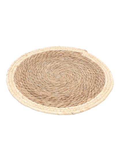 TWO-COLOR STRAW PLACEMAT DIA 38CM