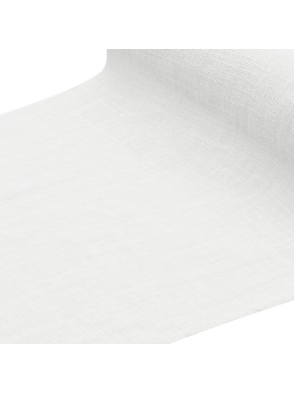 NAPPE COTON LAVE BLANC 125CM X 240CM
