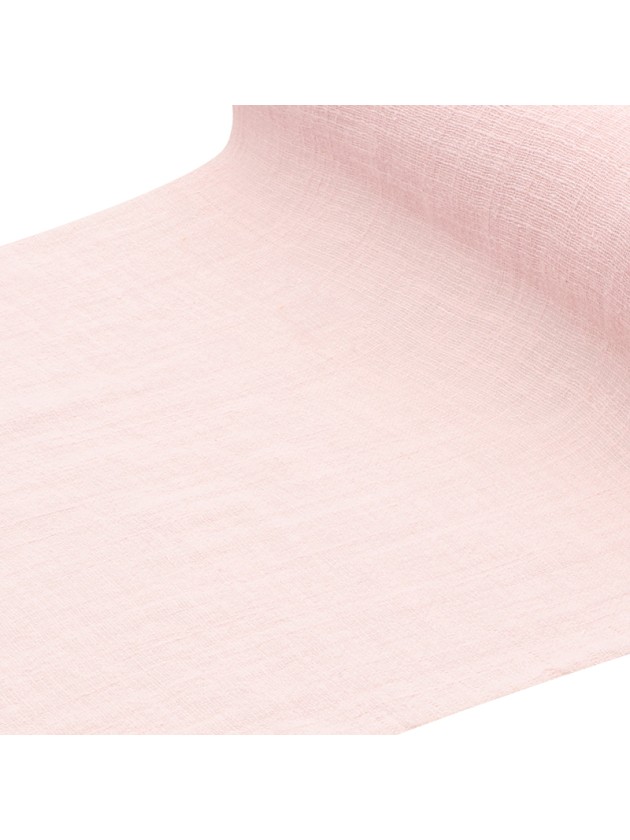 PINK WASHED COTTON TABLECLOTH 125CM X 240CM