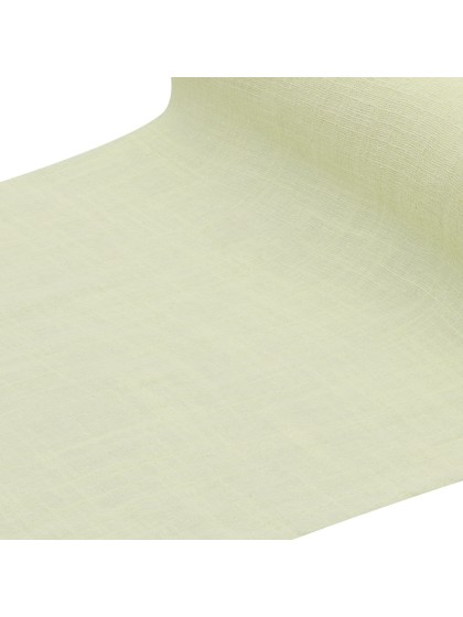 NAPPE COTON LAVE VERT SAUGE 125CM X 240CM