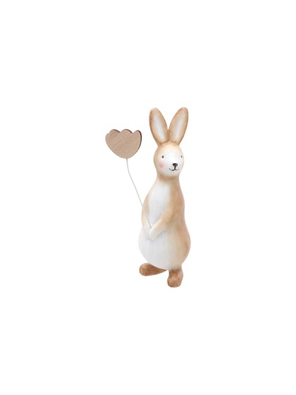 RESIN RABBIT 4CM X 4.5CM X 12CM