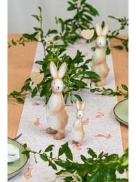 RESIN RABBIT 4CM X 4.5CM X 12CM