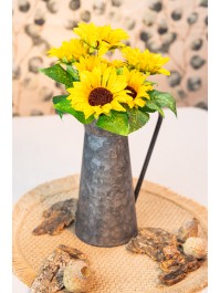 BOUQUET 7 TOURNESOLS 34CM