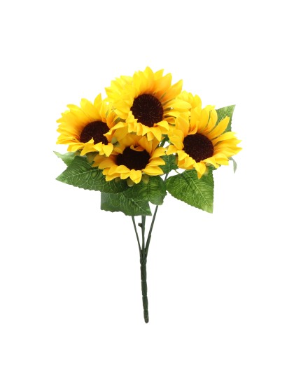 BOUQUET 7 TOURNESOLS 34CM