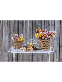 DESSERTE METAL BLANC AJOUREE 79CM X 45CM X 103CM