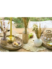 SET DE TABLE TRESSE NATUREL DIA 38CM