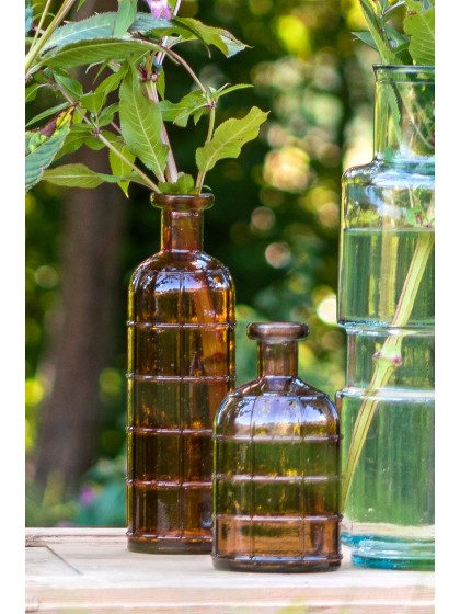 VASE GRAFIKA 1.7L AMBER DIA 10CM X 33CM