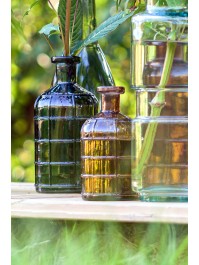 VASE NOVA 0.6L AMBRE DIA 9CM X 19CM