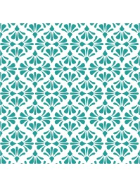 COLORFUL PEACOCK BLUE ROMANCE TABLE RUNNER 30CM X 5M