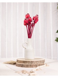 BUNCH OF RED PAPAVER 90 GR +/- 60CM