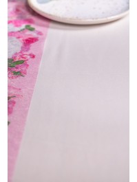 NAPPE PLIEE TOUCHE DE VENT BLANC 140CM X 240CM