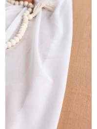 WHITE TOUCH OF WIND DECO ROLL 48CM X 5M