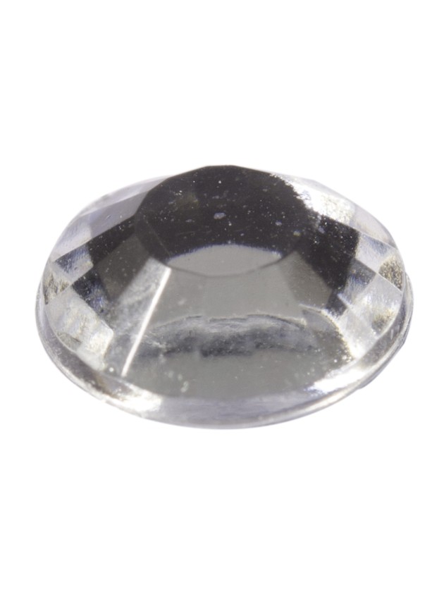 PAPERCARD OF 80 BRIGHT SILVER ADHESIVE DIAMONDS 4MM