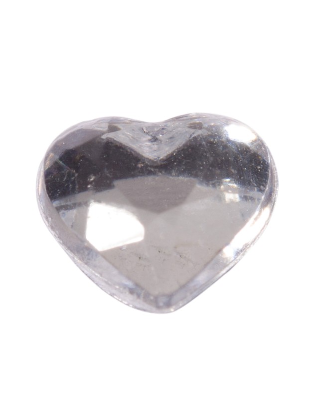 CARTE DE 72 COEURS ADH ARGENT BRILLANT 6MM