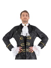 KIT JABOT BLANC ET MANCHETTES TU