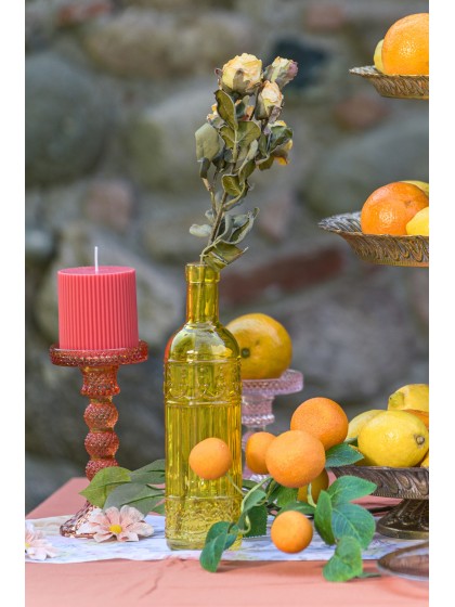 BOUTEILLE MAMBO JAUNE DIA 6.5CM X 25CM