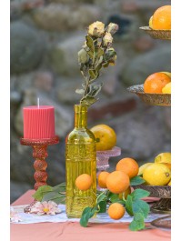 BOUTEILLE MAMBO JAUNE DIA 6.5CM X 25CM