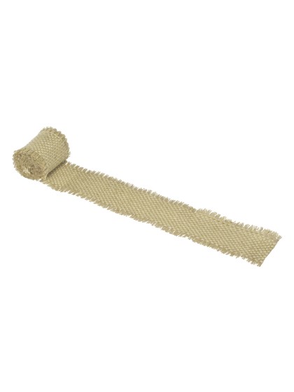 RUBAN JUTE TRESSE NATUREL 10CM X 3M