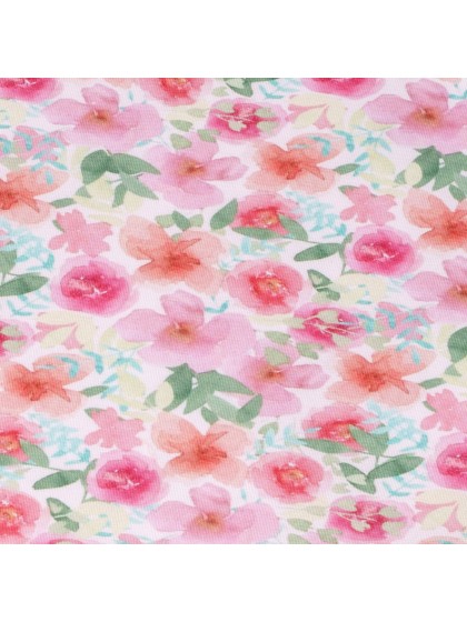 FLOWERS TABLE RUNNER 28CM X 3M