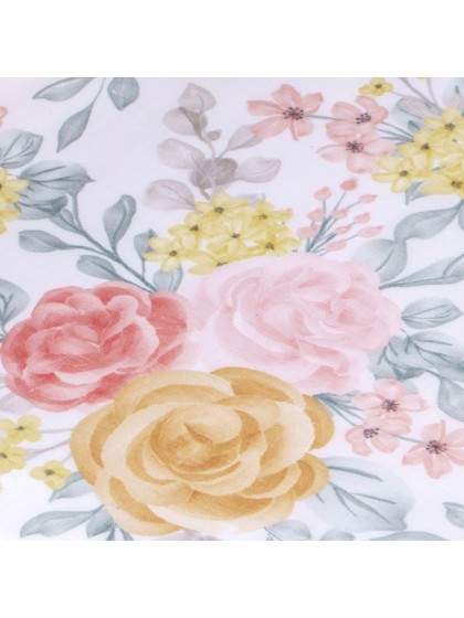 CHEMIN DE TABLE TARLATANE SMOOTH FLOWERS 28CM X 3M