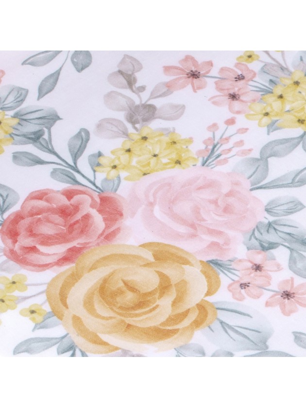 CHEMIN DE TABLE TARLATANE SMOOTH FLOWERS 28CM X 3M