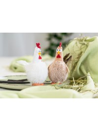 HEN W/ BIG EYES - 2 ASS 10CM X 6CM X 15CM